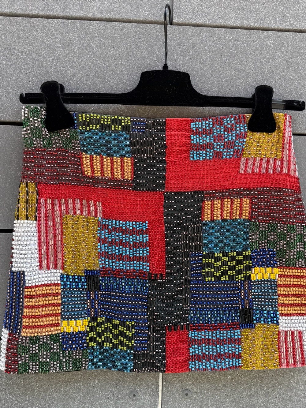 STAUD Supernova Bead-Embellished Mini Skirt NWT - Picture 3 of 4